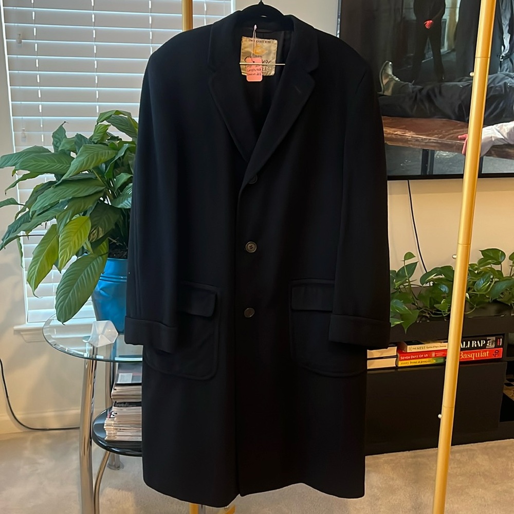 The B.R. Baker Co vintage cashmere overcoat